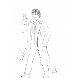 Disegno da colorare: Sherlock (Film e Serie TV) #153447 - Pagine da Colorare Stampabili Gratuite