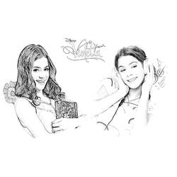 Disegno da colorare: Violetta (Film e Serie TV) #170451 - Pagine da Colorare Stampabili Gratuite