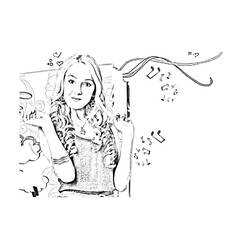 Disegno da colorare: Violetta (Film e Serie TV) #170463 - Pagine da Colorare Stampabili Gratuite