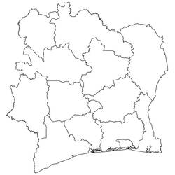 Disegno da colorare: Costa d'Avorio (Geografia e Luoghi) #191691 - Pagine da Colorare Stampabili Gratuite