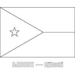 Disegno da colorare: Gibuti (Geografia e Luoghi) #191642 - Pagine da Colorare Stampabili Gratuite