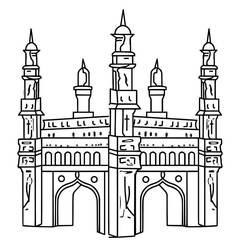 Disegno da colorare: India (Geografia e Luoghi) #183985 - Pagine da Colorare Stampabili Gratuite