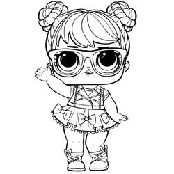 Disegni da colorare: Bambola LOL - Pagine da Colorare Stampabili Gratuite