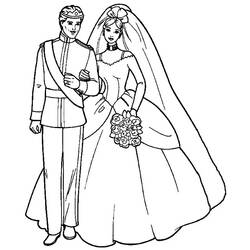 Disegno da colorare: Barbie e Ken (Giocattoli e Giochi) #219762 - Pagine da Colorare Stampabili Gratuite