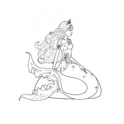 Disegno da colorare: Barbie Sirena (Giocattoli e Giochi) #200668 - Pagine da Colorare Stampabili Gratuite