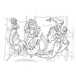 Disegno da colorare: Barbie Sirena (Giocattoli e Giochi) #200676 - Pagine da Colorare Stampabili Gratuite