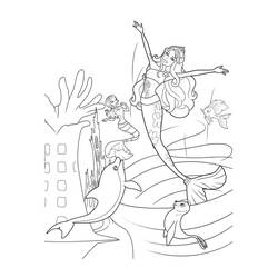 Disegno da colorare: Barbie Sirena (Giocattoli e Giochi) #200677 - Pagine da Colorare Stampabili Gratuite
