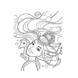 Disegno da colorare: Barbie Sirena (Giocattoli e Giochi) #200686 - Pagine da Colorare Stampabili Gratuite