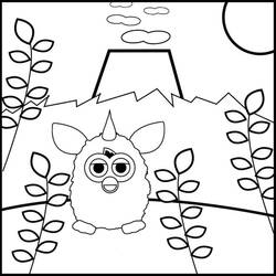 Disegni da colorare: Furby - Pagine da Colorare Stampabili Gratuite