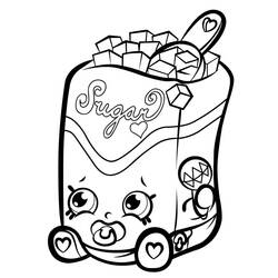 Disegno da colorare: Shopkins (Giocattoli e Giochi) #195824 - Pagine da Colorare Stampabili Gratuite
