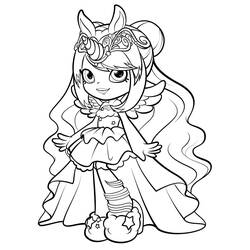 Disegno da colorare: Shoppies Dolls (Giocattoli e Giochi) #199264 - Pagine da Colorare Stampabili Gratuite