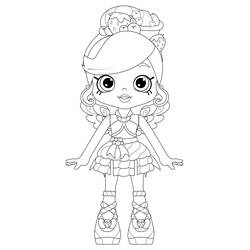 Disegno da colorare: Shoppies Dolls (Giocattoli e Giochi) #199265 - Pagine da Colorare Stampabili Gratuite