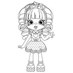 Disegno da colorare: Shoppies Dolls (Giocattoli e Giochi) #199269 - Pagine da Colorare Stampabili Gratuite