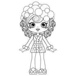 Disegno da colorare: Shoppies Dolls (Giocattoli e Giochi) #199274 - Pagine da Colorare Stampabili Gratuite