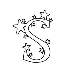 Disegno da colorare: Lettera S (Lettere e Alfabeto) #194779 - Pagine da Colorare Stampabili Gratuite