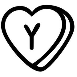 Disegno da colorare: Lettera Y (Lettere e Alfabeto) #194855 - Pagine da Colorare Stampabili Gratuite