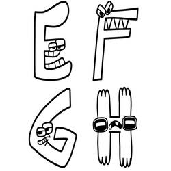 Disegno da colorare: Storia dell'Alfabeto (Lettere e Alfabeto) #219743 - Pagine da Colorare Stampabili Gratuite