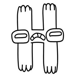 Disegno da colorare: Storia dell'Alfabeto (Lettere e Alfabeto) #219746 - Pagine da Colorare Stampabili Gratuite