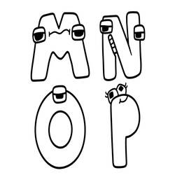 Disegno da colorare: Storia dell'Alfabeto (Lettere e Alfabeto) #219747 - Pagine da Colorare Stampabili Gratuite