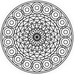 Disegno da colorare: Mandala Astratti (Mandala) #173993 - Pagine da Colorare Stampabili Gratuite