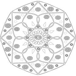 Disegno da colorare: Mandala Astratti (Mandala) #173995 - Pagine da Colorare Stampabili Gratuite