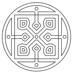 Disegno da colorare: Mandala Celtici (Mandala) #173961 - Pagine da Colorare Stampabili Gratuite