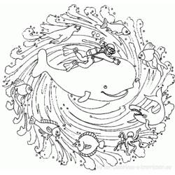 Disegno da colorare: Mandala di Animali (Mandala) #22706 - Pagine da Colorare Stampabili Gratuite