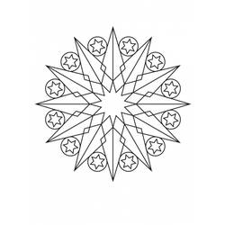 Disegno da colorare: Mandala di Stelle (Mandala) #117951 - Pagine da Colorare Stampabili Gratuite