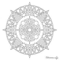 Disegno da colorare: Mandala di Stelle (Mandala) #117958 - Pagine da Colorare Stampabili Gratuite
