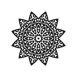 Disegno da colorare: Mandala di Stelle (Mandala) #117967 - Pagine da Colorare Stampabili Gratuite