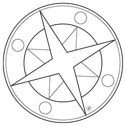 Disegno da colorare: Mandala di Stelle (Mandala) #117980 - Pagine da Colorare Stampabili Gratuite