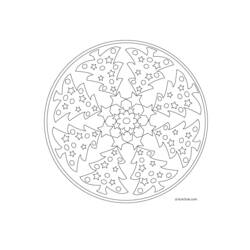 Disegno da colorare: Mandala di Stelle (Mandala) #118000 - Pagine da Colorare Stampabili Gratuite