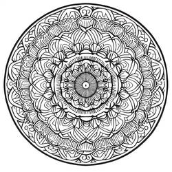 Disegno da colorare: Mandala Difficili (Mandala) #209912 - Pagine da Colorare Stampabili Gratuite