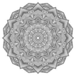 Disegno da colorare: Mandala Difficili (Mandala) #209914 - Pagine da Colorare Stampabili Gratuite