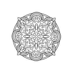 Disegno da colorare: Mandala Difficili (Mandala) #209915 - Pagine da Colorare Stampabili Gratuite