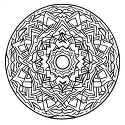 Disegno da colorare: Mandala Difficili (Mandala) #209917 - Pagine da Colorare Stampabili Gratuite