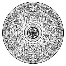 Disegno da colorare: Mandala Difficili (Mandala) #209918 - Pagine da Colorare Stampabili Gratuite