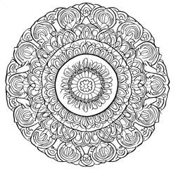 Disegno da colorare: Mandala Difficili (Mandala) #209919 - Pagine da Colorare Stampabili Gratuite