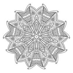 Disegno da colorare: Mandala Difficili (Mandala) #209920 - Pagine da Colorare Stampabili Gratuite