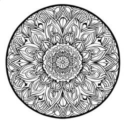 Disegno da colorare: Mandala Difficili (Mandala) #209923 - Pagine da Colorare Stampabili Gratuite