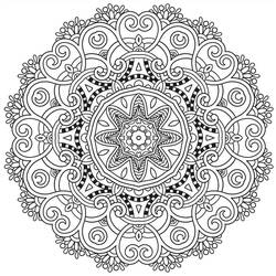 Disegno da colorare: Mandala Difficili (Mandala) #209927 - Pagine da Colorare Stampabili Gratuite