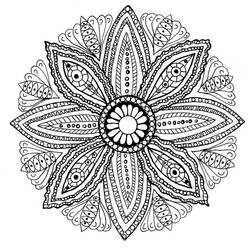 Disegno da colorare: Mandala Difficili (Mandala) #209937 - Pagine da Colorare Stampabili Gratuite