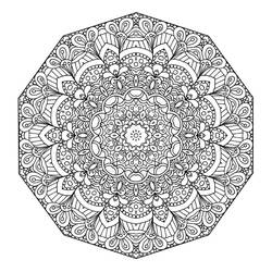Disegno da colorare: Mandala Difficili (Mandala) #209940 - Pagine da Colorare Stampabili Gratuite