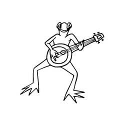 Disegno da colorare: Banjo (Musica) #176963 - Pagine da Colorare Stampabili Gratuite