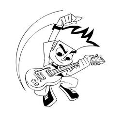 Disegno da colorare: Chitarra (Musica) #173139 - Pagine da Colorare Stampabili Gratuite