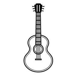 Disegno da colorare: Chitarra (Musica) #173171 - Pagine da Colorare Stampabili Gratuite