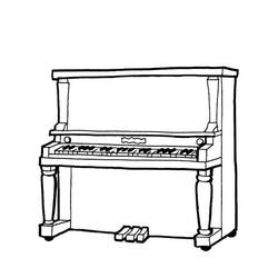 Disegno da colorare: Pianoforte (Musica) #173523 - Pagine da Colorare Stampabili Gratuite