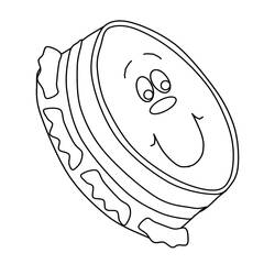 Disegno da colorare: Tamburello (Musica) #176908 - Pagine da Colorare Stampabili Gratuite