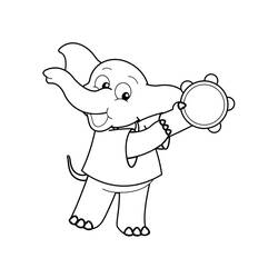 Disegno da colorare: Tamburello (Musica) #176911 - Pagine da Colorare Stampabili Gratuite