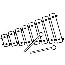 Disegno da colorare: Xilofono (Musica) #200974 - Pagine da Colorare Stampabili Gratuite